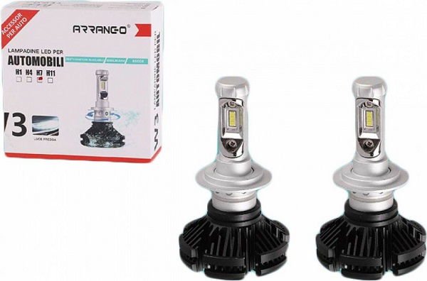 Λάμπες Αυτοκινήτου H7 LED Ψυχρό Λευκό 48W 2τμχ