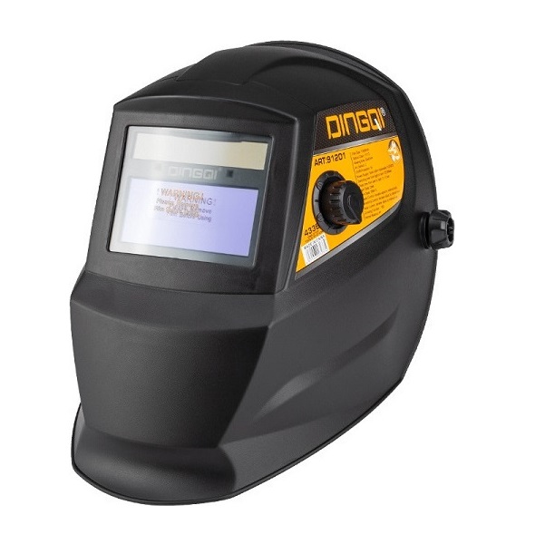 Μάσκα Ηλεκτροκόλλησης Οπτικού Πεδίου 93x43mm Μαύρη Dingqi