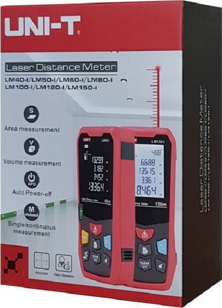 Μέτρο Laser Uni-T με Δυνατότητα Μέτρησης έως 100m LM100-I