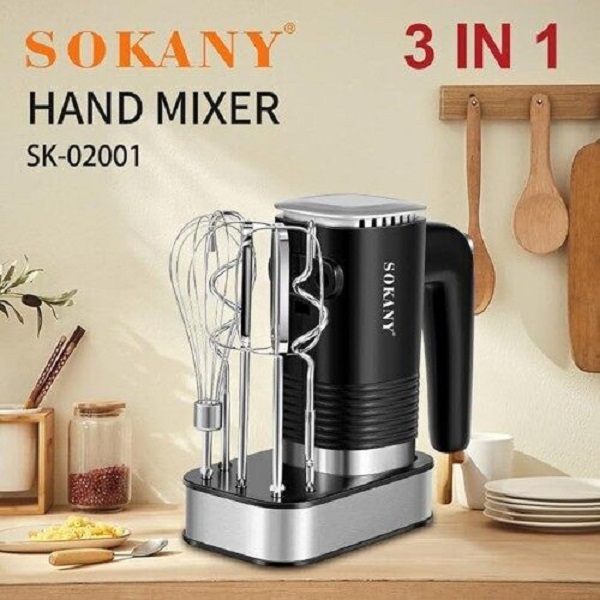 Μίξερ Μαύρο 800W Sokany SK-02001