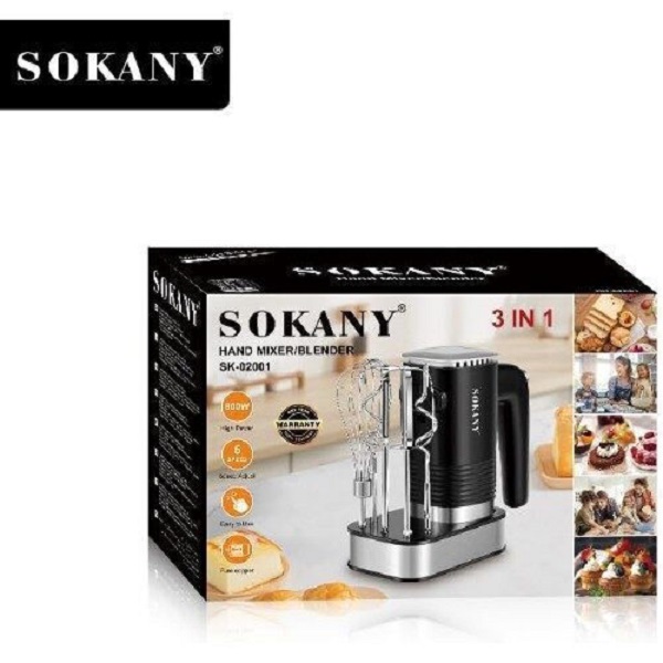 Μίξερ Μαύρο 800W Sokany SK-02001