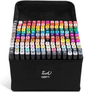 Μαρκαδόροι Ζωγραφικής Επαγγελματικοί 168τμχ Πολύχρωμο