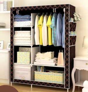 Υφασμάτινη φορητή ντουλάπα μικρή σταθερή