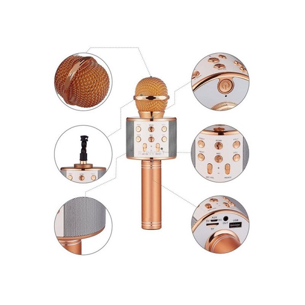 Μικρόφωνο Karaoke Ασύρματο WSTER WS-858