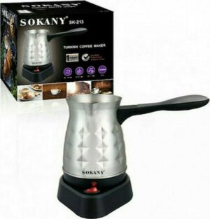 Μπρίκι Ηλεκτρικό 600W με Χωρητικότητα 500ml Inox Sokany