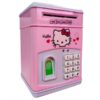 Παιδικός Κουμπαράς Πλαστικός Hello Kitty Ροζ 14x14x20cm 12105-01