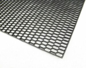 Πλαστική Σίτα Κυψελωτή Μαύρη Λεπτή 120x40cm PX-GZ6-010