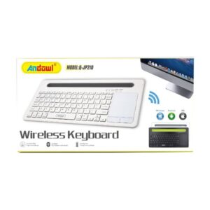 Πληκτρολόγιο-Ασύρματο-Bluetooth-με-Touchpad-Αγγλικό-US-Λευκό-Andowl-Q-JP210.jpg Πληκτρολόγιο Ασύρματο Bluetooth με Touchpad Αγγλικό US Λευκό Andowl Q-JP210