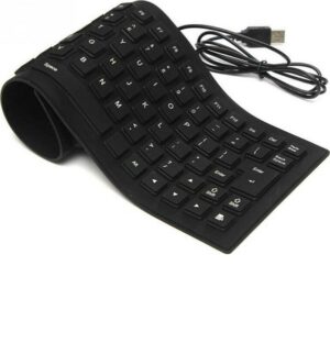 Πληκτρολόγιο Σιλικόνης Μαύρο