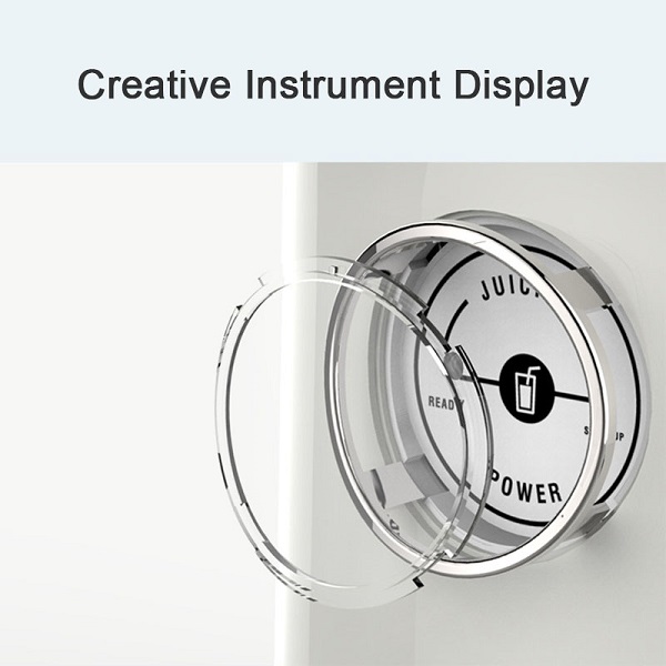 Ρετρό Αποχυμωτής Φρούτων/Μπλέντερ Παρασκευής Smoothies 300W Λευκός 600ML CM66