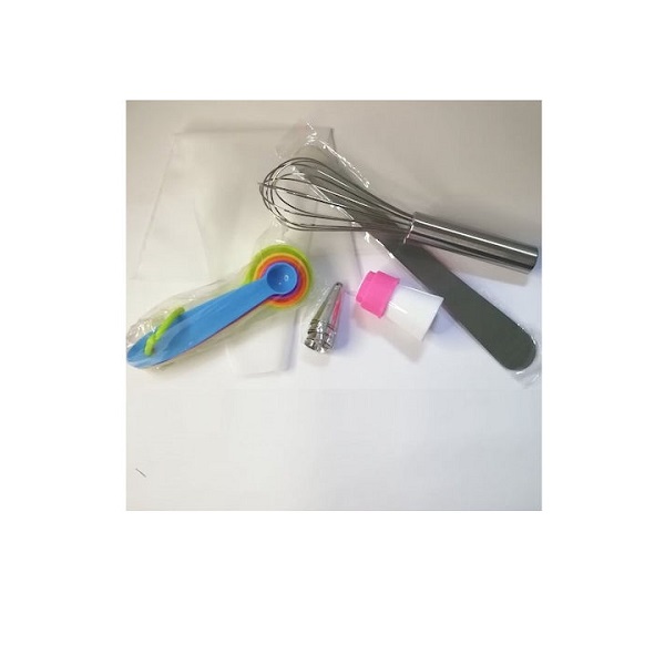 Σετ Εργαλείων Ζαχαροπλαστικής από Ανοξείδωτο Ατσάλι 20x20cm