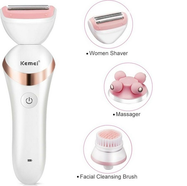 Σετ Αποτρίχωσης Epilator για Πρόσωπο & Σώμα Kemei KM-7203