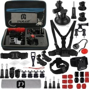 Σετ Βαλιτσάκι Αξεσουάρ 45 σε 1 για Action Cameras Και GO PRO Kit Puluz PKT10