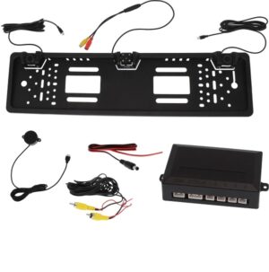 Σετ Κάμερα Οπισθοπορείας και Αισθητήρες Παρκαρίσματος 12V με LED Νυχτερινή Λήψη IP65 Ενσωματωμένη σε Πλαίσιο Πινακίδας FO-220S FONY