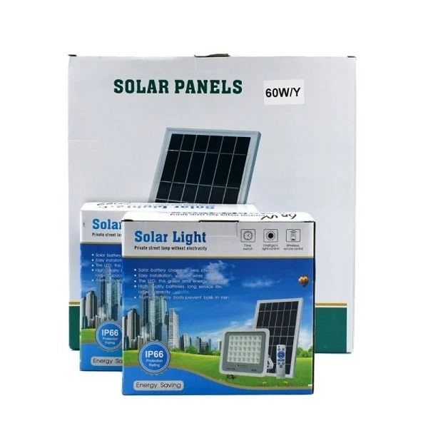 Στεγανός-Ηλιακός-Προβολέας-LED-60W-Ψυχρό-Λευκό-IP66-2.jpg Προβολέας Ηλιακός LED 60Wx2 Λευκού Φωτισμού IP66- Λευκό