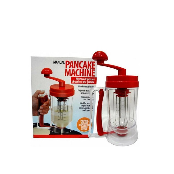 Συσκευή για Λουκουμάδες Τηγανίτες Κρέπες Pancakes Muffins & Cupcakes από Πλαστικό 17.5x11cm 03004MPM50RD