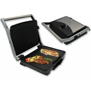 Τοστιέρα Γκριλιέρα 2000W Inox Sokany E-1050