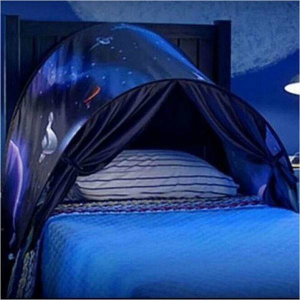 Τούνελ Κρεβατιού Space Μαύρο 220x78cm