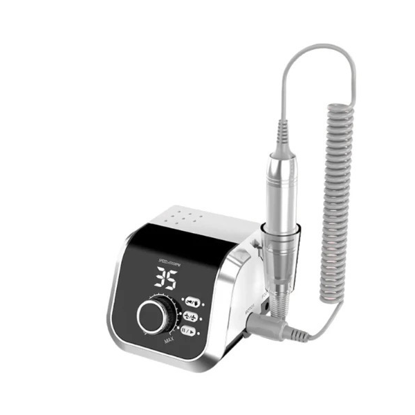 Τροχός Νυχιών Ρεύματος 65W Λευκός με Πεντάλ με 45000 Στροφές ανά Λεπτό ZSDQ-613