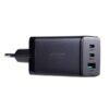 Φορτιστής με Θύρα USB-A και 2 Θύρες USB-C και Καλώδιο USB-C 65W Power Delivery Μαύρος