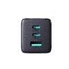 Φορτιστής με Θύρα USB-A και 2 Θύρες USB-C και Καλώδιο USB-C 65W Power Delivery Μαύρος