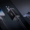 Φορτιστής με Θύρα USB-A και 2 Θύρες USB-C και Καλώδιο USB-C 65W Power Delivery Μαύρος