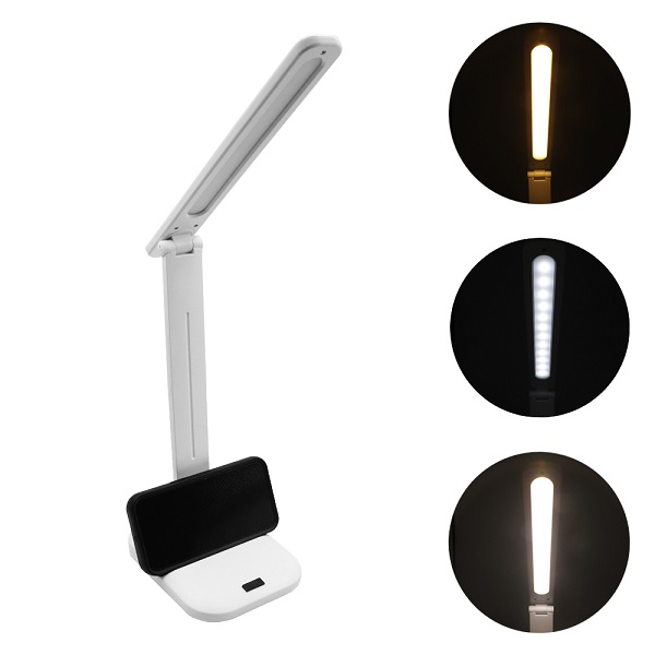 Φωτιστικό Γραφείου LED Dimmable με Περιστρεφόμενο Βραχίονα 180° και 3 Λειτουργίες και Βάση Κινητού KL-8001