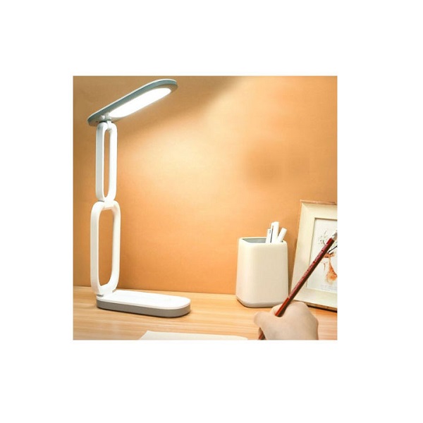 Φωτιστικό Γραφείου Επαναφορτιζόμενο LED Αναδιπλούμενο σε Λευκό Χρώμα