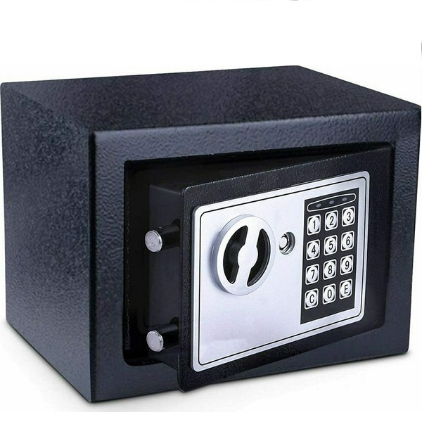 Χρηματοκιβώτιο με Ψηφιακό Κλείδωμα και Κλειδί Μ23xΠ17xΥ17cm DOEM27