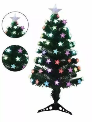 Δέντρο Χριστουγεννιάτικο Στολισμένο 60εκ Οπτικών Ινών AN79590