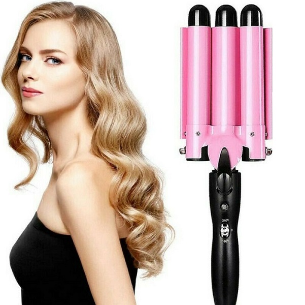 Ψαλίδι Μαλλίων Τριπλό Ηλεκτρικό για Μπούκλες 70w REMNILMGTON RE-9630 ΟΕΜ