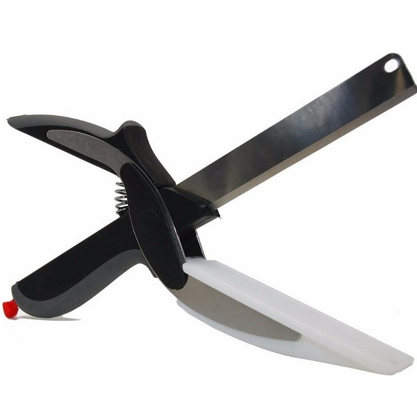 Ψαλίδι για Κοπή Σαλάτας από Ανοξείδωτο Ατσάλι Μαύρο 2035