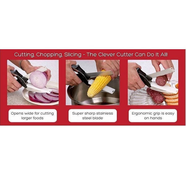 Ψαλίδι για Κοπή Σαλάτας από Ανοξείδωτο Ατσάλι Μαύρο 2035