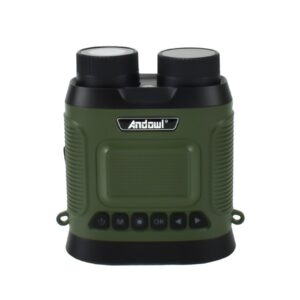Ψηφιακά Κυάλια Νυχτερινής Λήψης με Οθόνη 3″ IPS & Εγγραφή Εικόνας Βίντεο Andowl Q-NV02 Χακί