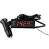 Βολτόμετρο Ψηφιακό / Θερμόμετρο / Ρολόι Αυτοκινήτου AU-WF-518
