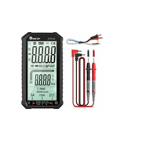 Ψηφιακό Πολύμετρο με Μέτρηση AC DC Αντίστασης Χωρητικότητας Θερμοκρασίας ET8134