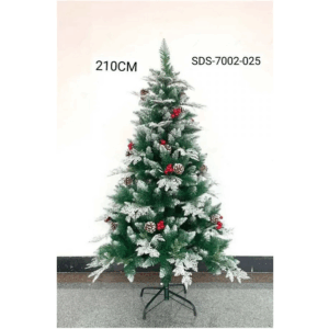 δεντρο-2101.png Χριστουγεννιάτικο Δέντρο Πράσινο στολισμένο με κουκουνάρια SDS-7002-025