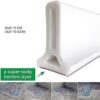 Ταινία Κατακράτησης Νερού Πτυσσόμενη για Ντους Αυτοκόλλητη Σιλικόνη 1M 2195